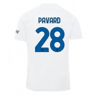 Pánský Fotbalový dres Inter Milan Benjamin Pavard #28 2023-24 Venkovní Krátký Rukáv